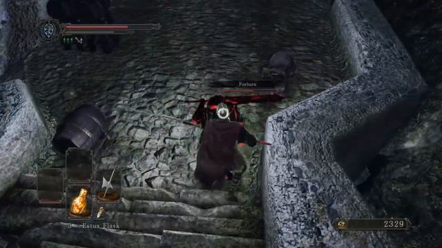 Forlorn gets blown into a pit! DARK SOULS II: Scholar of the First Sin смотреть онлайн