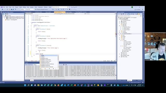 MVC .Net Framework Entity FW Tutorial - 2. Create MVC Net Framework Site - #dotnet #visualstudio смотреть онлайн