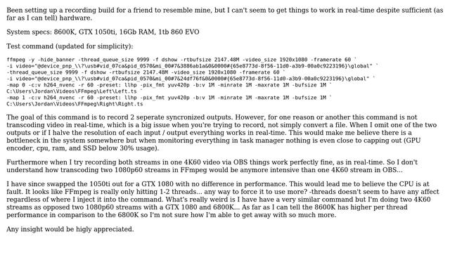 FFmpeg Not Transcoding In Real Time смотреть онлайн