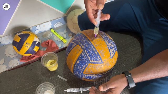 How to Repair Puncture a Volleyball 😍 #abvolleyball #volleyball смотреть онлайн