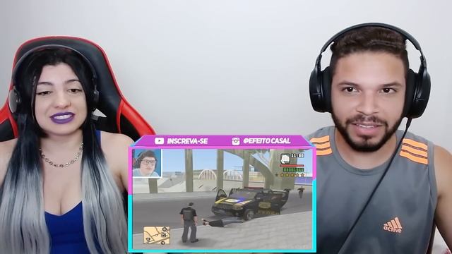 (Games EduUu) VIREI UM NPC NESSE GTA SA BRASILEIRO | React смотреть онлайн