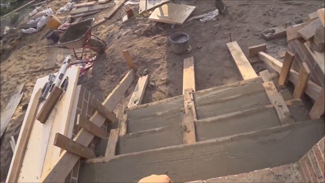 Опалубка под лестницу,с подвыпердышем. смотреть онлайн