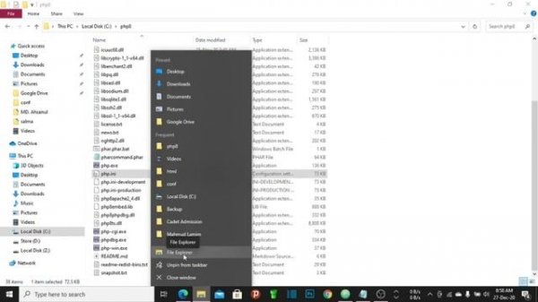 How to setup Nginx PHP MySql And PhpMyadmin on windows 10 Part 2
