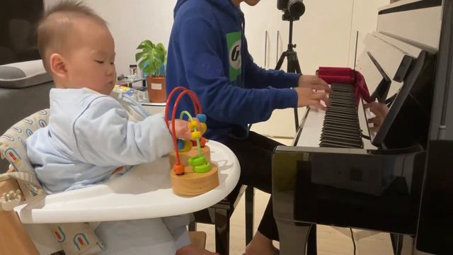 Croatian Rhapsody 克羅地亞狂想曲 - Maksim Mrvica | Piano with a Baby смотреть онлайн