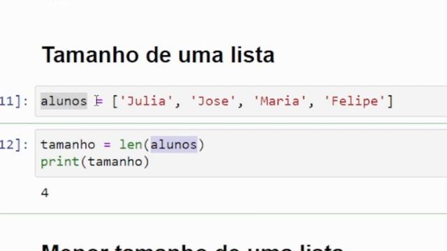 #Python - 07 count em python - contar a quantidade de itens de uma lista ( len ). смотреть онлайн