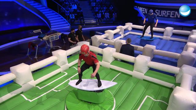 Surferboys bei SdS | Fabian Hambüchen vs. Julius Brink | Spiel 3 | Schlag den Star смотреть онлайн