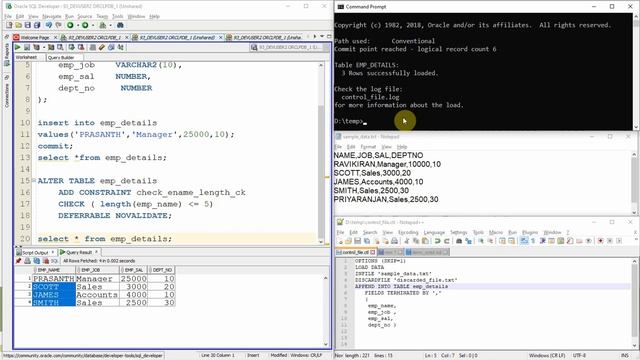 Oracle SQL Loader to load records into table based on length of a field | How to use SQL LOADER смотреть онлайн
