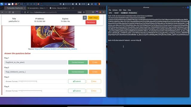PalsForLife - TryHackMe - Kubernetes - Escape to the Node - Gitea - NGINX смотреть онлайн