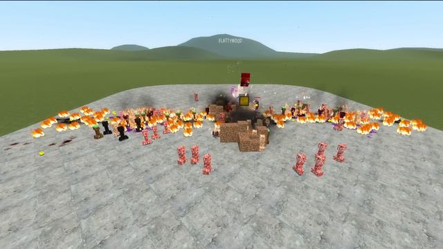 ALL MINECRAFT MOBS VS ALL BOXY BOO ALL SKINS in Garry's Mod! смотреть онлайн
