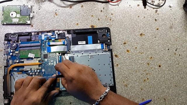 HP 15 BS013DX PALMREST KEYBOARD TOUCHPAD REPLACEMENT #hp #hplaptop