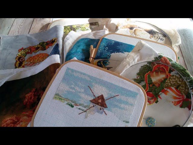 #вышивка 23-29 августа.Скромные продвижения/Планы на осень.Марафоны/Движение к финишам. смотреть онлайн