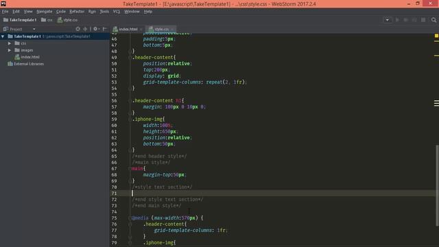 convert psd template to html & css with grid system lesson2 смотреть онлайн