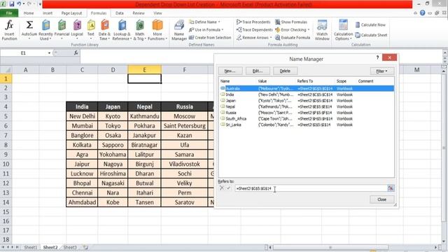 Dependent Drop Down List in Excel | Creating MS Excel - Dependent Drop Down List in Hindi смотреть онлайн
