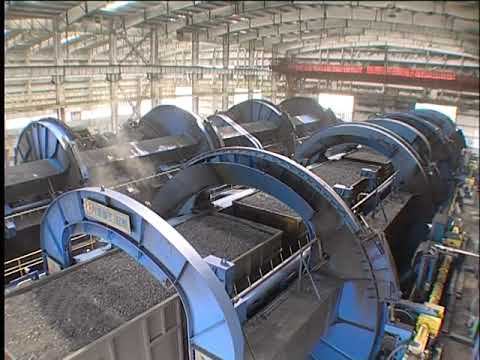 Как работает вагоноопрокидыватель от TAPP Group на 4 вагона