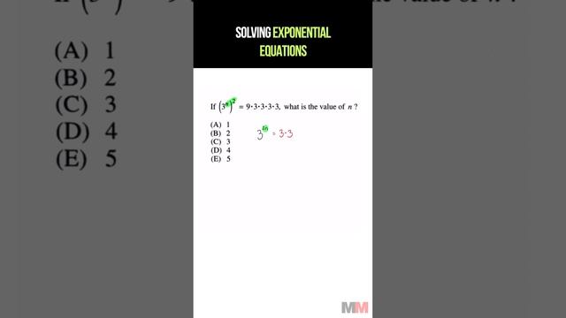 Solving Exponential Equations for the SAT ACT смотреть онлайн