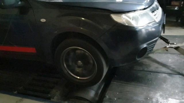 настройка на стенде Ej20x/y Forester Sh9 250 колесных сил.