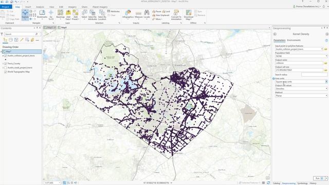 ArcGIS Pro: Kernel Density смотреть онлайн