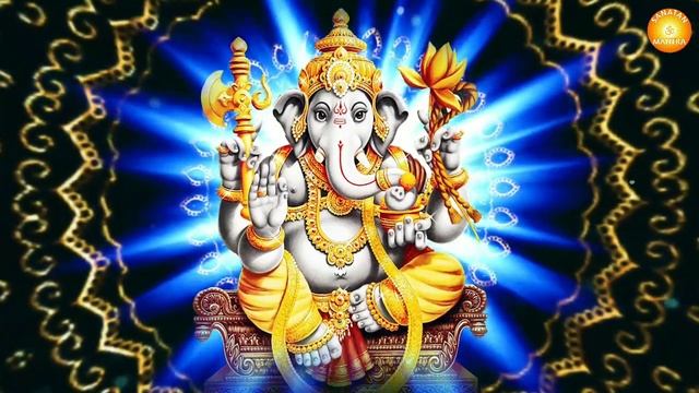 Powerful Ganesh Mantra : Om Shreem Hreem Kleem Glaum Gam Ganapataye Sarva Janam Mey | 108 Times смотреть онлайн