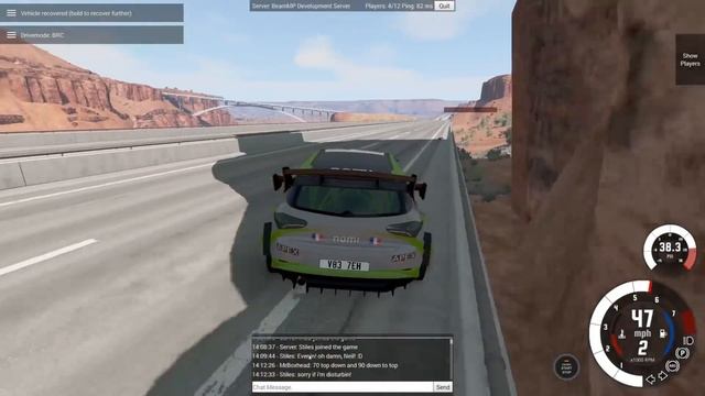 Insane Desert Rally Racing Ends In Epic Crashes! - BeamNG Multiplayer Mod Gameplay смотреть онлайн