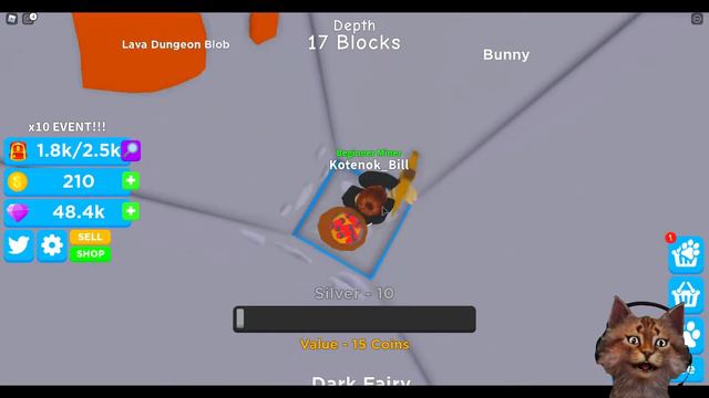 Симулятор Легенды Майнинга Mining Legends Roblox смотреть онлайн