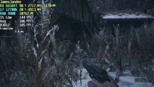 RE8 Resident Evil Village Max #2 RX 6650 XT i7 12700k August 2022 смотреть онлайн