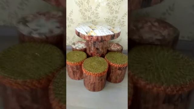 Мебель своими руками из бросового материала. смотреть онлайн