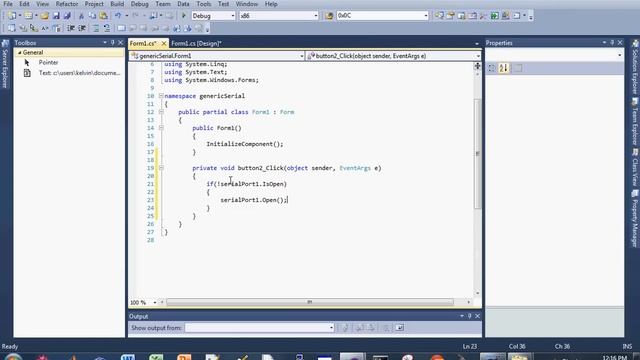 Serial COM Tutorial Part 4 (Visual Studio C#) смотреть онлайн