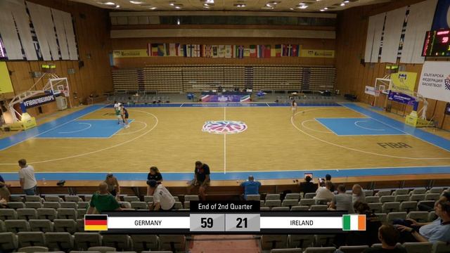 Germany V Ireland | Full Basketball Game | FIBA U16 European Championship 2022 - Division B