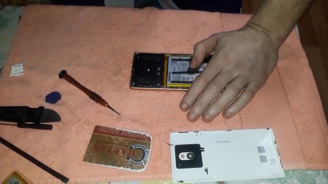 Nokia 3, TA-1032 замена АКБ смотреть онлайн