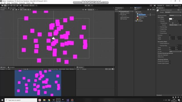How To Set A Sprite To Particles In Unity Software Particle System | Particles Material Tutorial смотреть онлайн