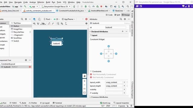 Android X With Java From A to Z: Constraint Layout-Part 01 смотреть онлайн