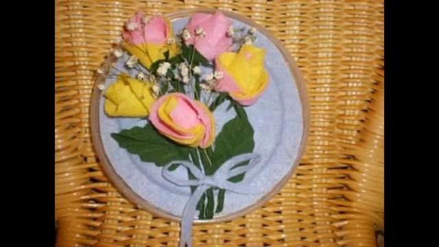 поделки из хозяйственных салфеток / поделки своими руками смотреть онлайн