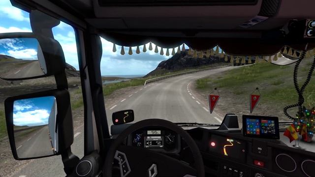 [G29] ETS2 (4K 60FPS) | RENAULT T 460 (DTi 11 sound) | ProMods 2.50 | Scenic Route | Honningsvåg смотреть онлайн