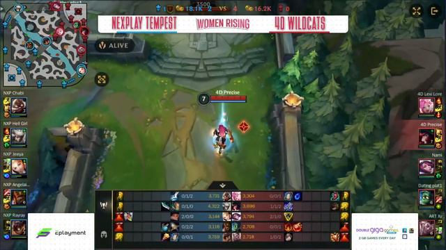Season 3: Women Rising Wild Rift Tournament Day 1 Match 1 Game 2 смотреть онлайн