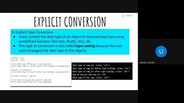 #7 | Python Programming - Typecasting In Python смотреть онлайн