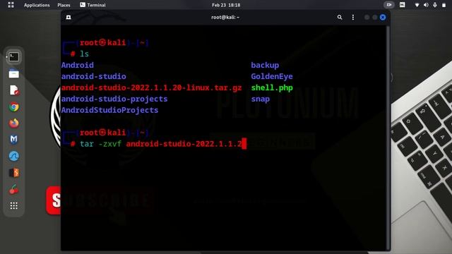 HOW TO INSTALL ANDROID STUDIO IN KALI LINUX || INSTALL ANDROID STUDIO IN UBUNTU || LINUX TUTORIALS смотреть онлайн