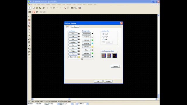 Урок 1  Настройка редактора P CAD Schematic