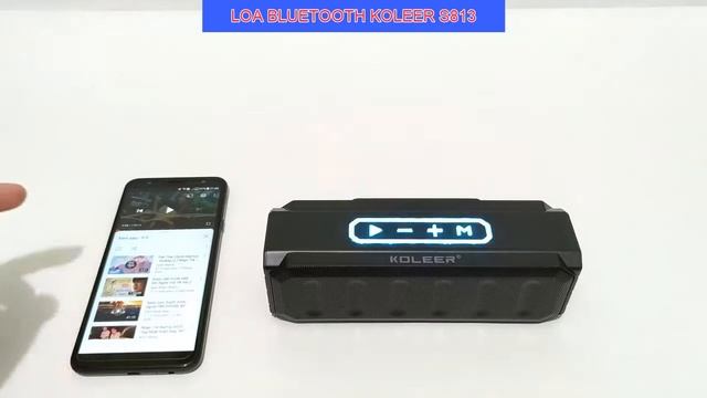 LOA BLUETOOTH KOLEER S813 смотреть онлайн