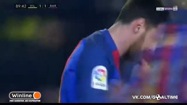 Гол Месси со штрафного в ворота Вильяреала смотреть онлайн