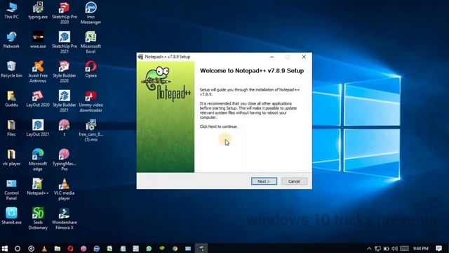 How to Download And Install Notepad ++|2021 | full process | windows 10 tricks. смотреть онлайн
