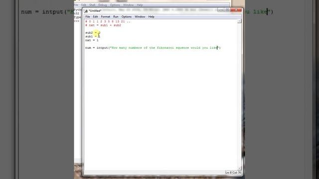 Fibonacci Python смотреть онлайн