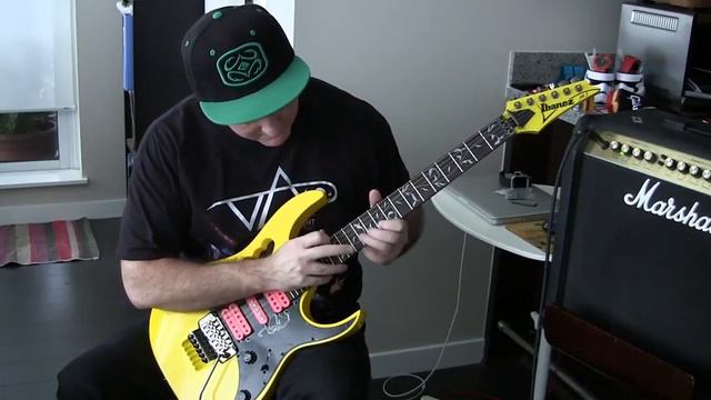 Ibanez Jem Jr Yellow Pentatonic Shred Fest смотреть онлайн