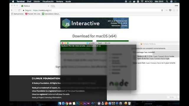 Cómo instalar NodeJS e inicializar un proyecto con NPM смотреть онлайн