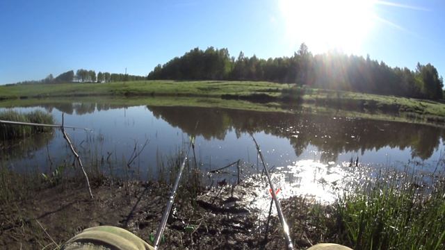 КАРАСЬ НА ПОПЛАВОК В МАЕ 2021, РЫБАЛКА ДЛЯ ДУШИ . смотреть онлайн