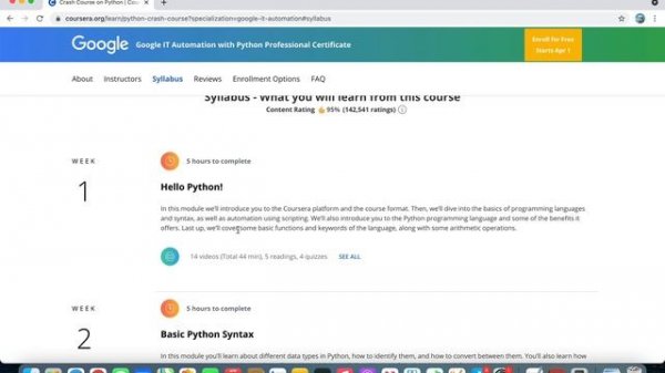 Google IT Automation with Python Professional Certificate