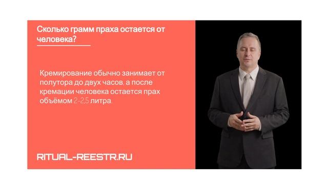 Сколько грамм праха остается от человека? смотреть онлайн