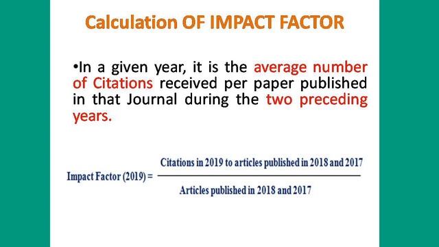 What is Impact Factor of the Journal? смотреть онлайн