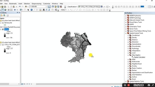Land Surface Temperature measurement using ArcGIS (bangla) смотреть онлайн