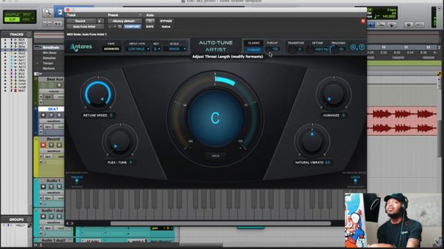 Auto Tune Artist Demo - Recording Vocals With AutoTune Artist