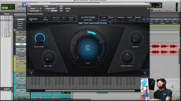 Auto Tune Artist Demo - Recording Vocals With AutoTune Artist